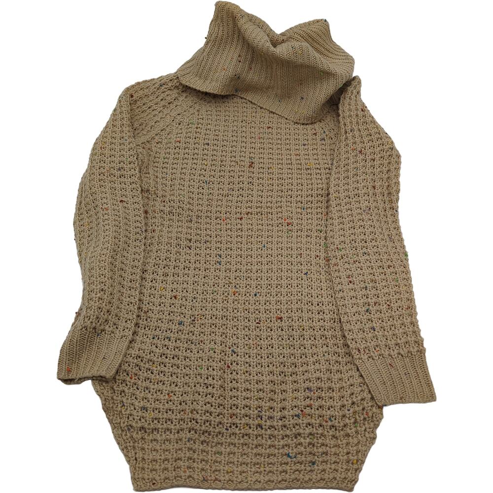 rue21 Small Beige Multicolor Fleck Turtleneck Sweater